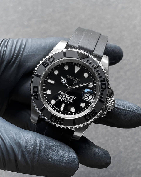 Yachtmaster Black Rubber