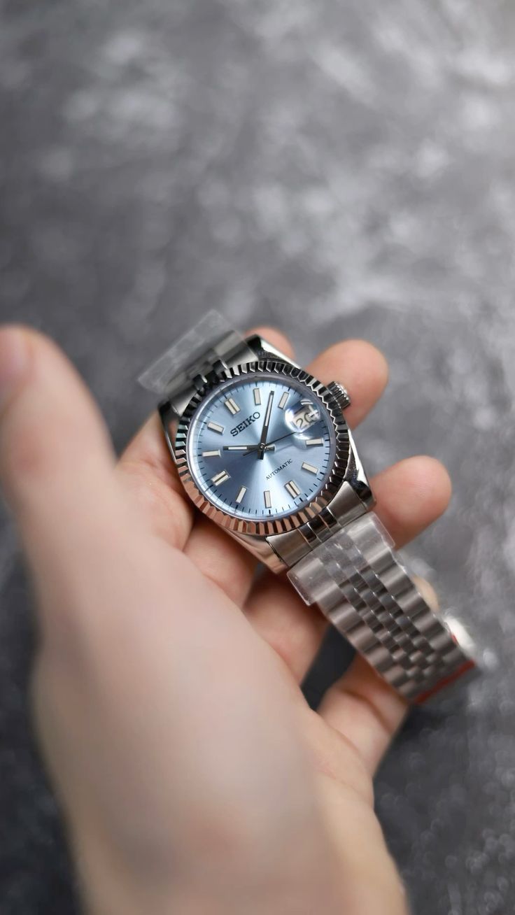 Seik Datejust Mod Ice Blue