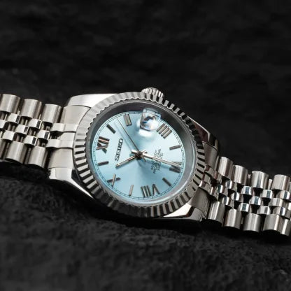 Seiko Datejust Mod Tiffany Blue Roman