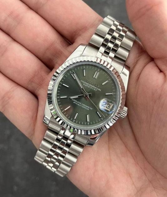 Seiko Datejust Mod Green