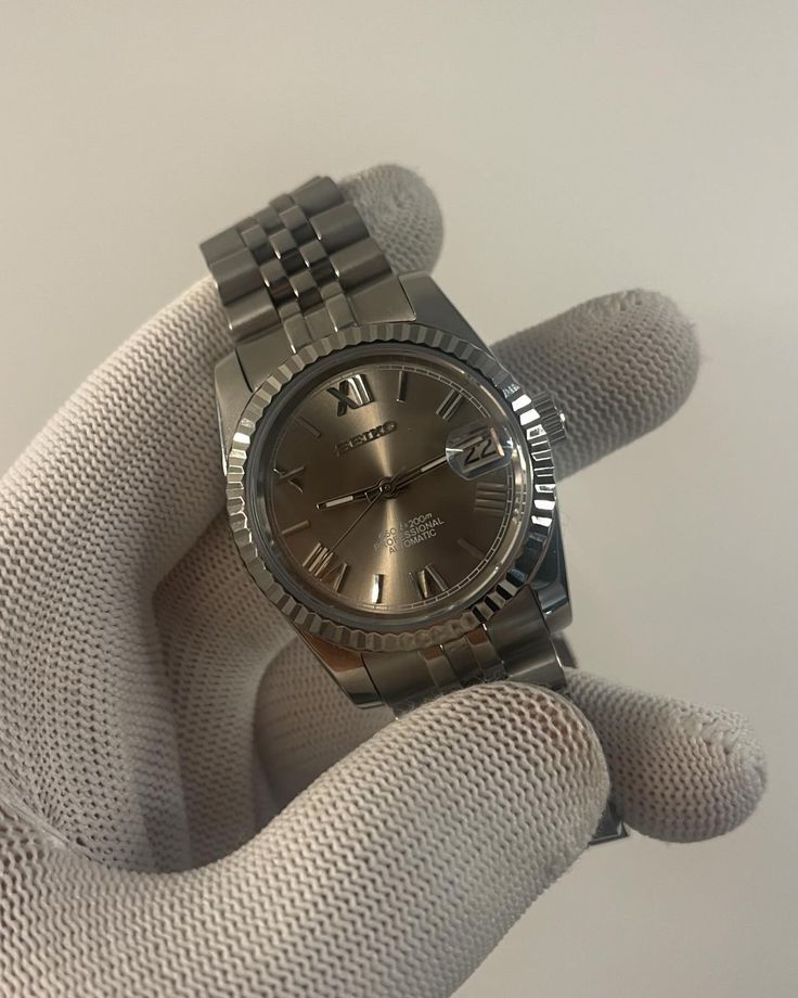 Seiko Datejust Mod Champagne Roman