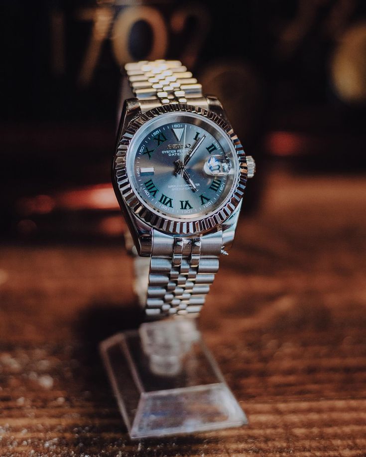 Seiko Datejust Mod - Wimbledon Silver