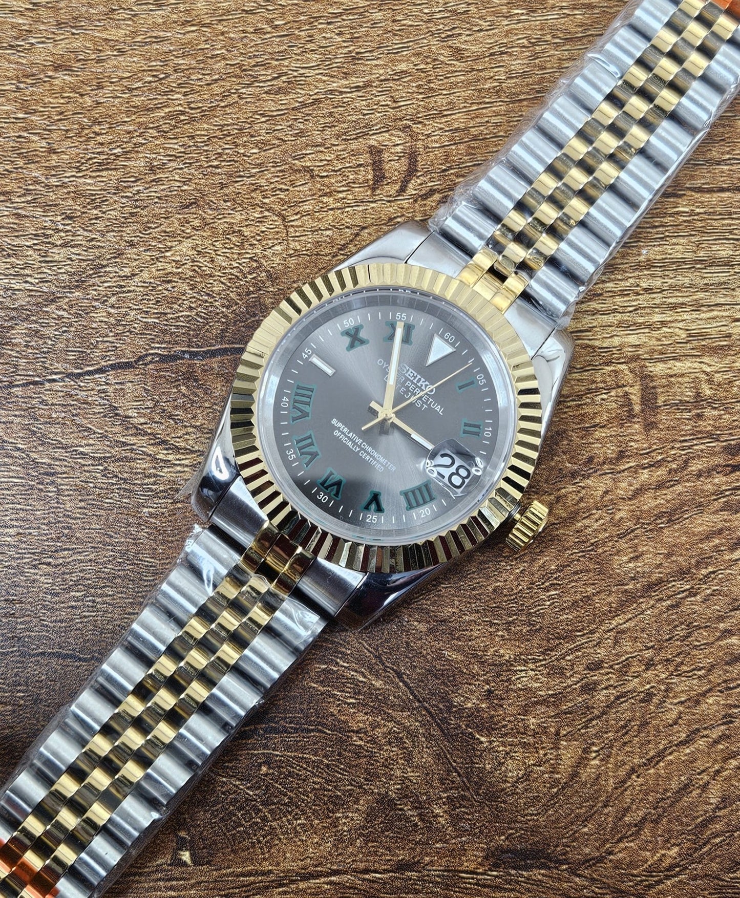 Seiko Mod Two Tone Gold & Silver - Wimbledon