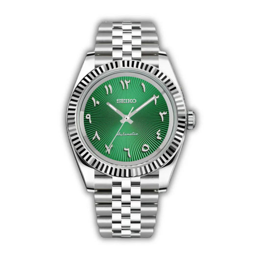 Seiko Mod Arabic Dial Textured - Green