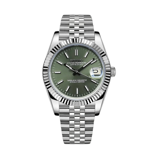 Seiko Datejust Mod - Olive Green