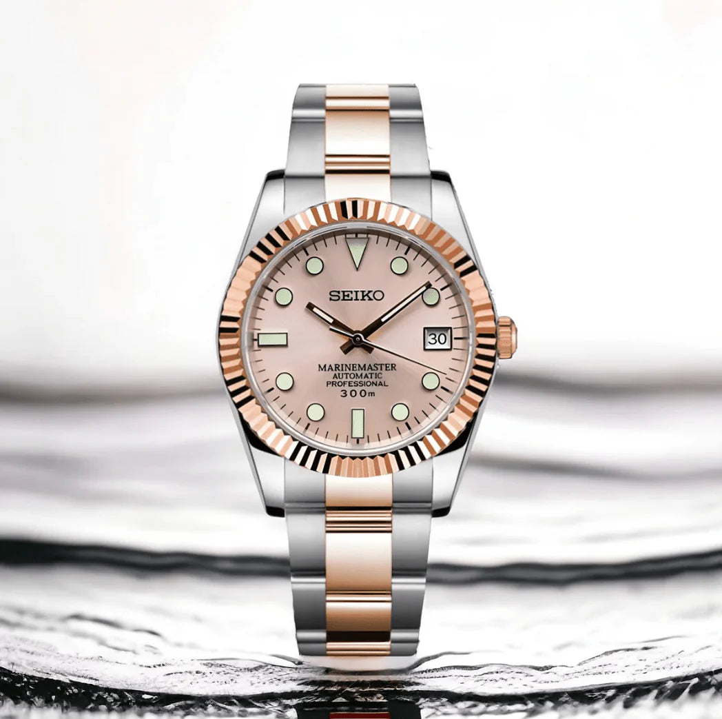 Seiko Datejust Mod Two Tone - Pink Panther