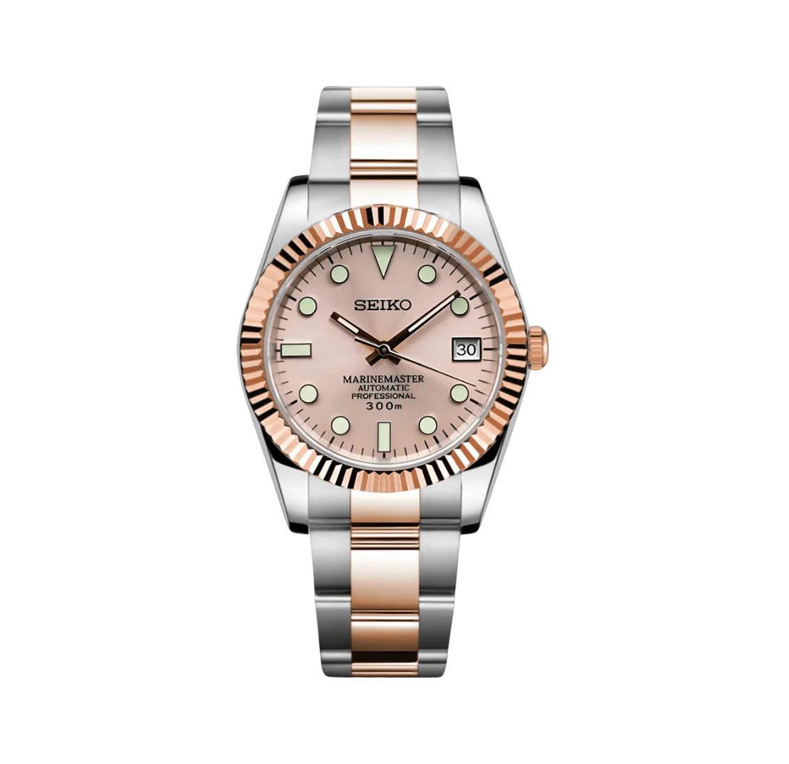 Seiko Datejust Mod Two Tone - Pink Panther