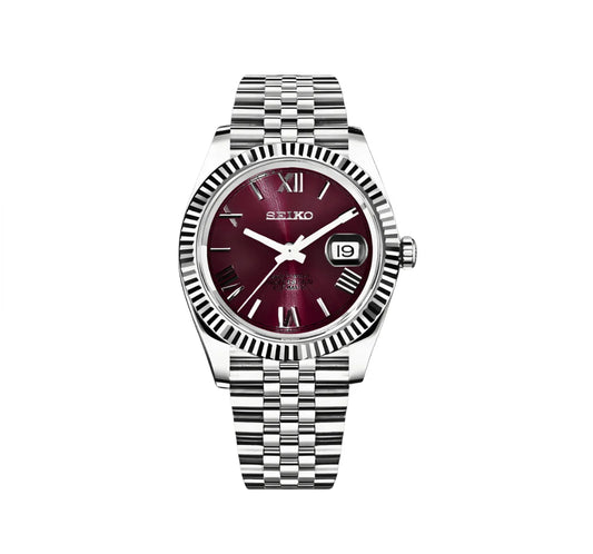 Seiko Datejust Mod - Roman Purple