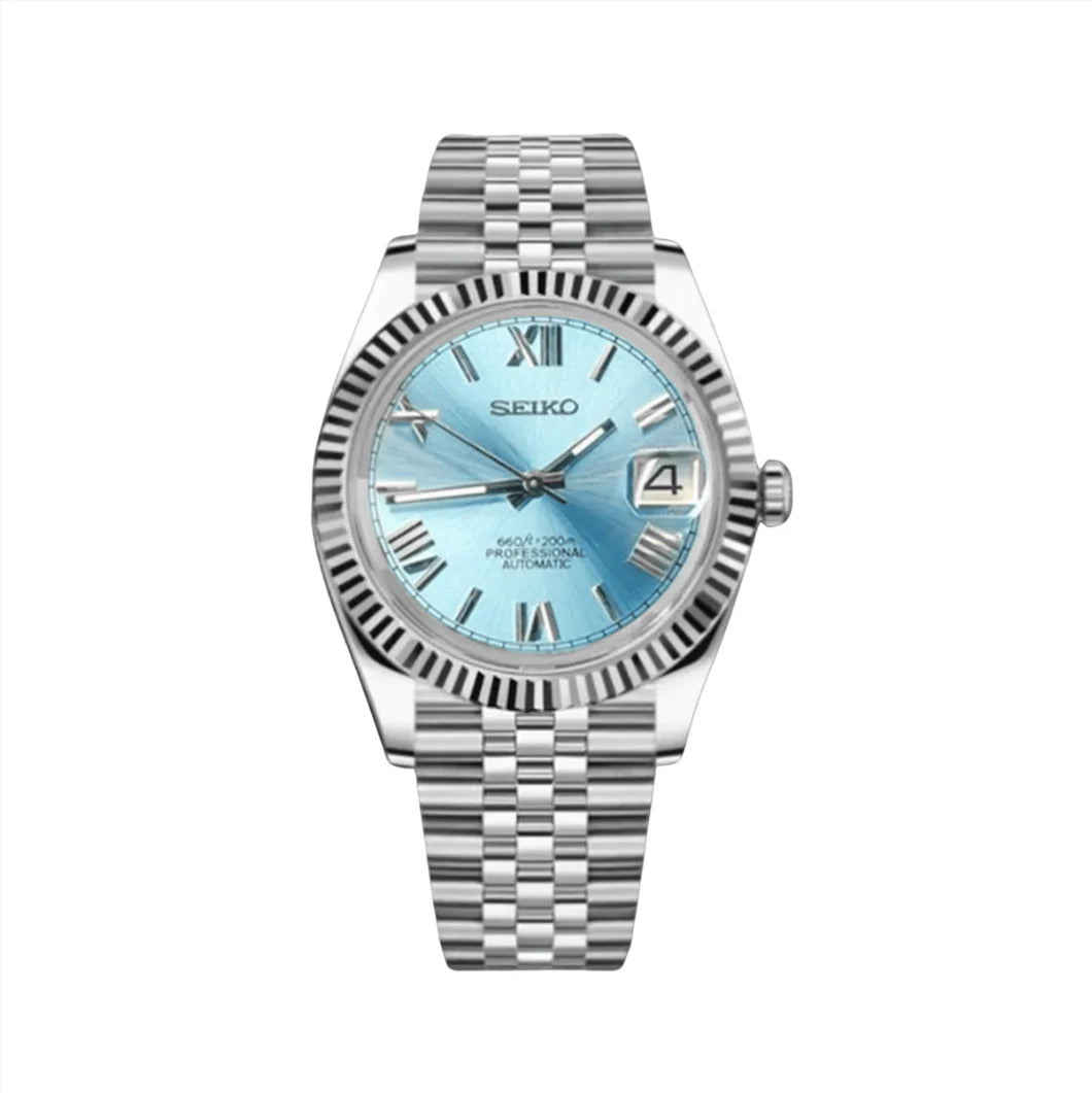 Seiko Datejust Mod Tiffany Blue Roman