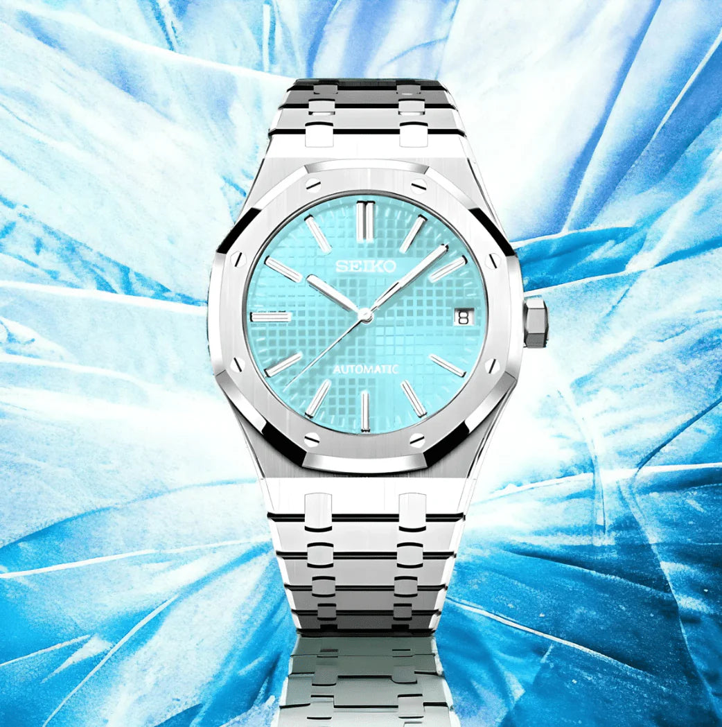 Seiko Royal Oak Mod - Baby Blue