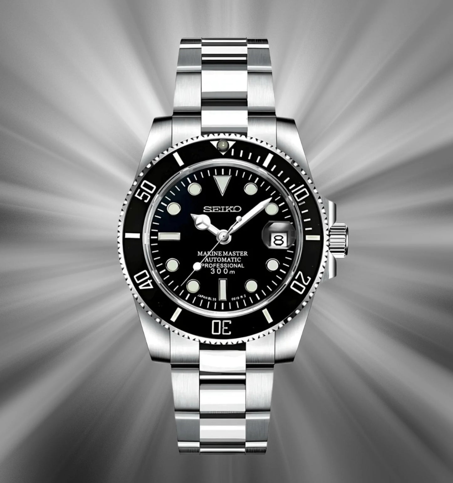 Seiko Submariner Mod - Black