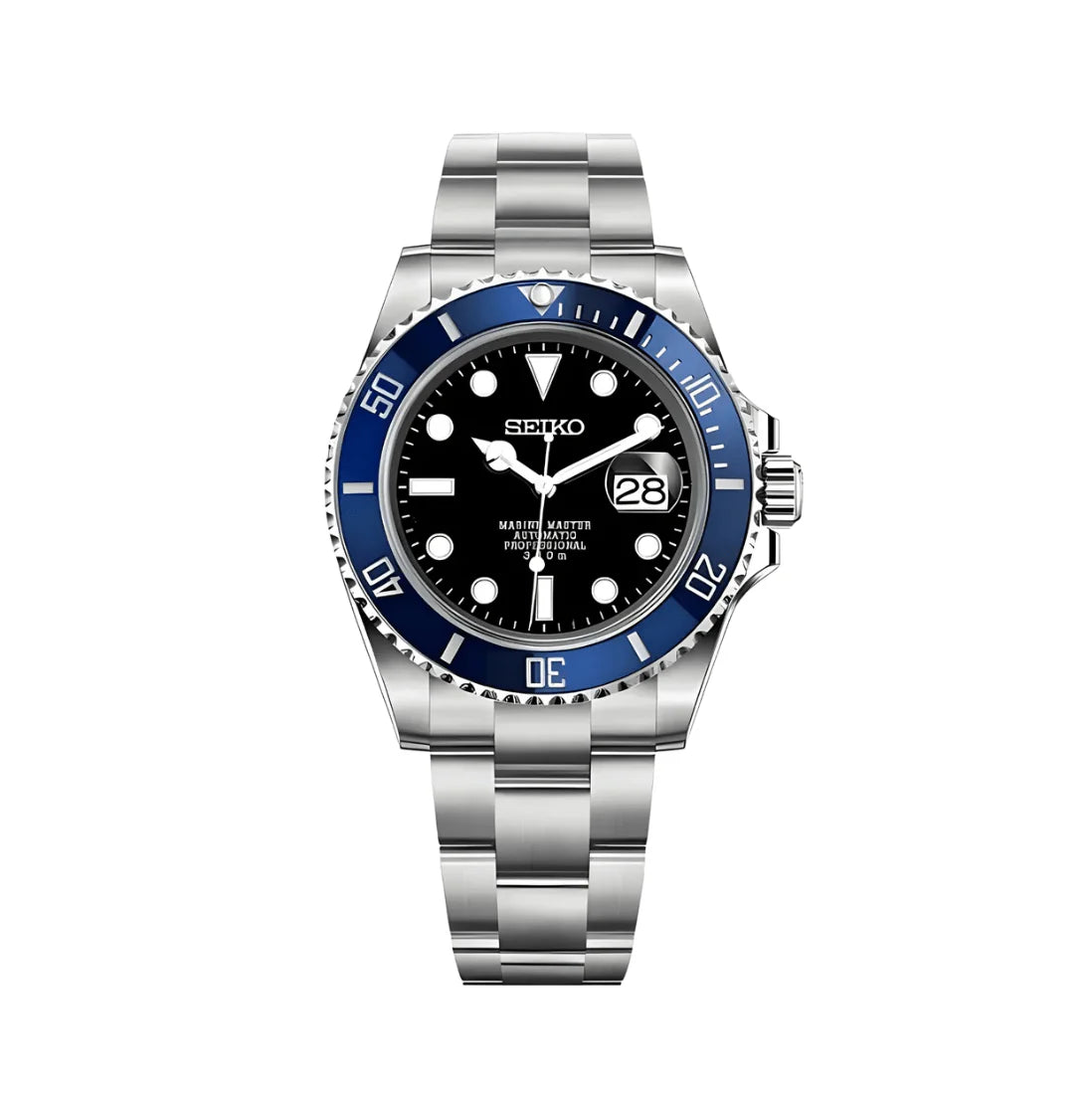 Seiko Submariner Mod - Blue Black