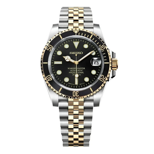 Seiko Submariner Mod Two Tone - Black