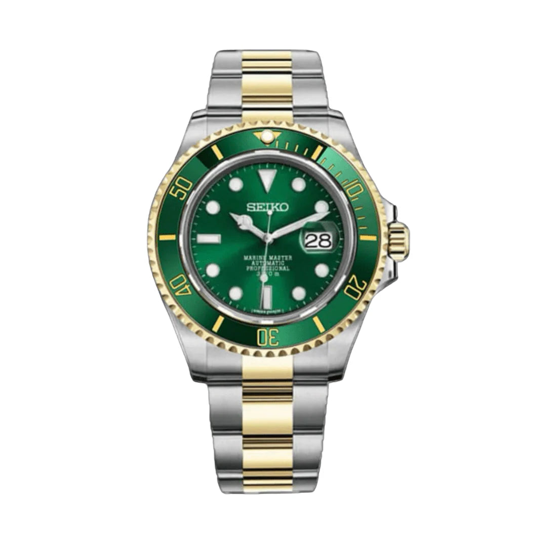 Seiko Submariner Mod Two Tone - Green