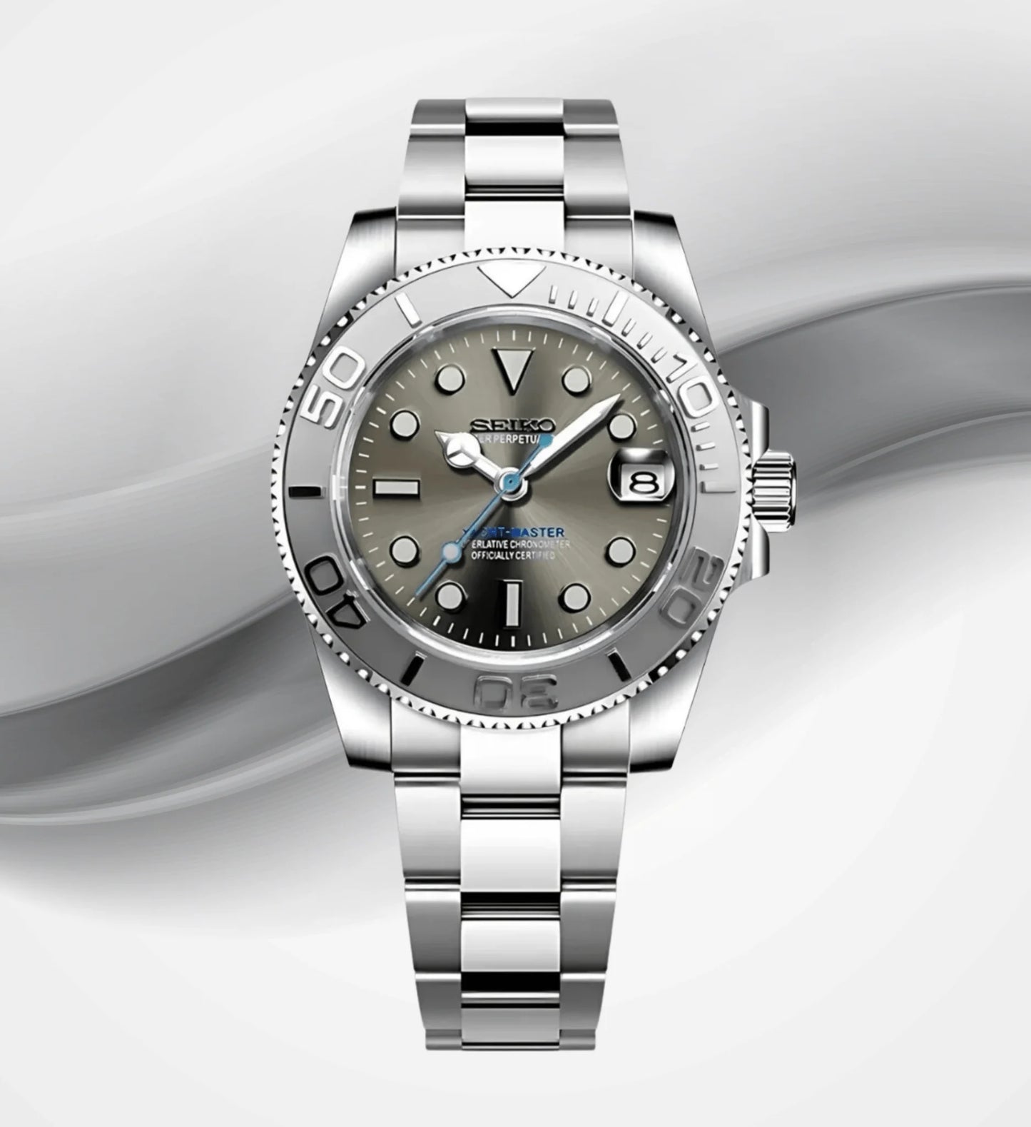 Yachtmaster Rhodium Grey