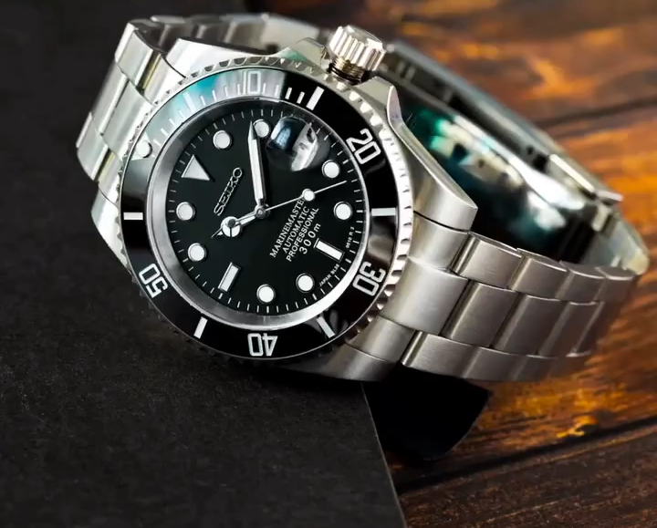 Seiko Submariner Mod - Black